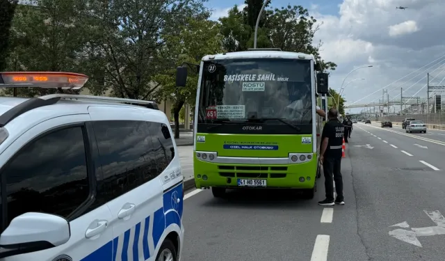 Kocaeli'de halk otobüslerinde klima denetimi