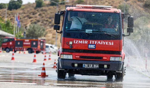 İtfaiyecilere zorlu eğitim!
