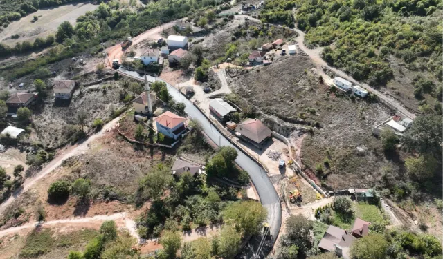 Kocaeli Körfez'de köy yollarına Büyükşehir dokunuşu