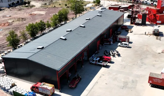 Kocaeli'de İtfaiye Depo Binası tamamlandı