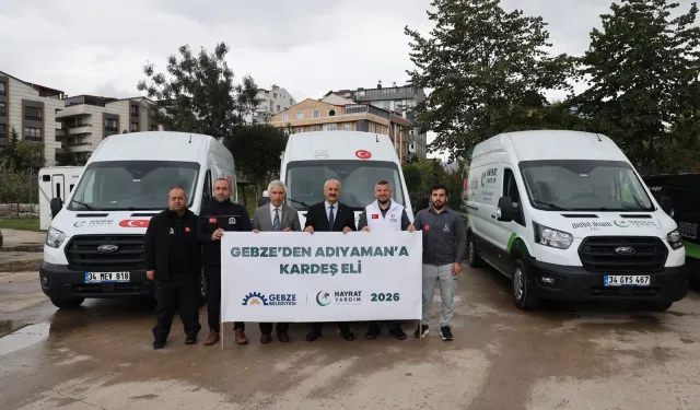 Gebze'den Adıyaman'a kardeş eli