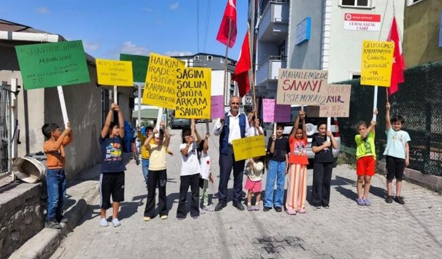 Kayapınar Mahallesi’nde Sanayi Tesisine Tepki: “Yeter Artık! Sanayi Değil, Yaşam İstiyoruz!”