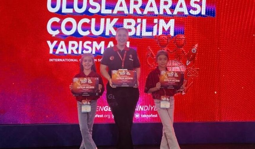 Kocaeli’nin genç dahileri TEKNOFEST’te ses getirdi