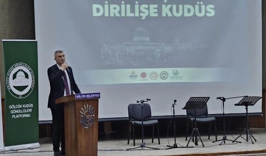 Gölcük’te anlamlı buluşma: “Direnişten Dirilişe Kudüs”