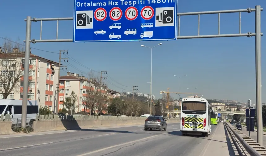 Kocaeli'de hız limitleri değişti