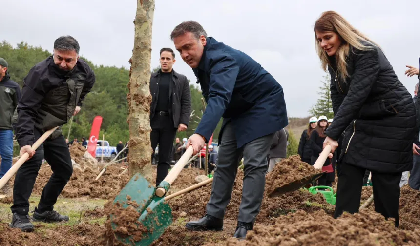 Şeyh Edebali'nin 700. yılında fidanlar toprakla buluştu