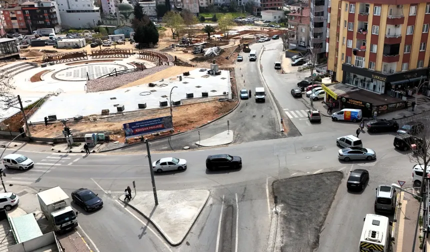 Çayırova'da kavşak düzenlemesi tamamlanıyor