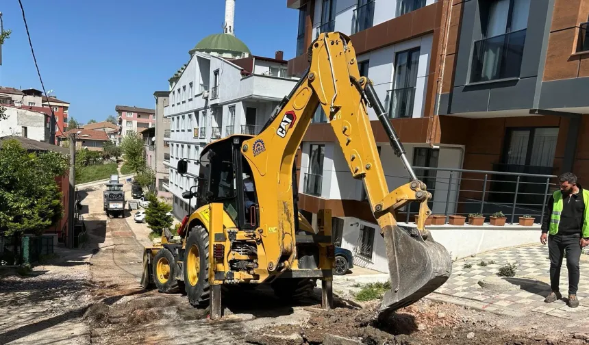 Kocaeli Gebze'de üstyapı çalışmaları hız kesmeden devam ediyor