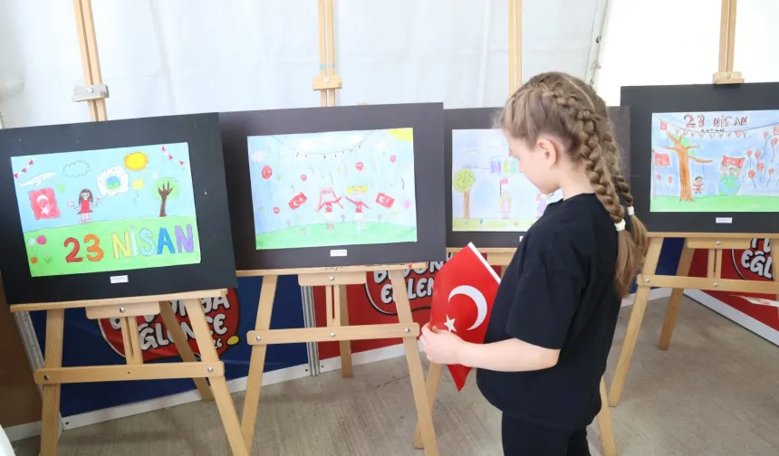 Kocaeli'de çocuk ressamlar için sergi