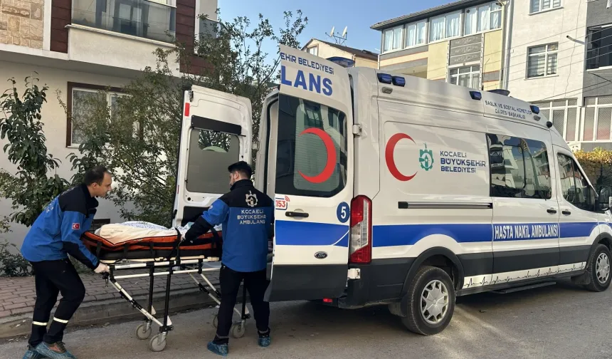Kocaeli'de Hasta Nakil Ambulans hizmeti 13 bin 699 vatandaşa ulaştı