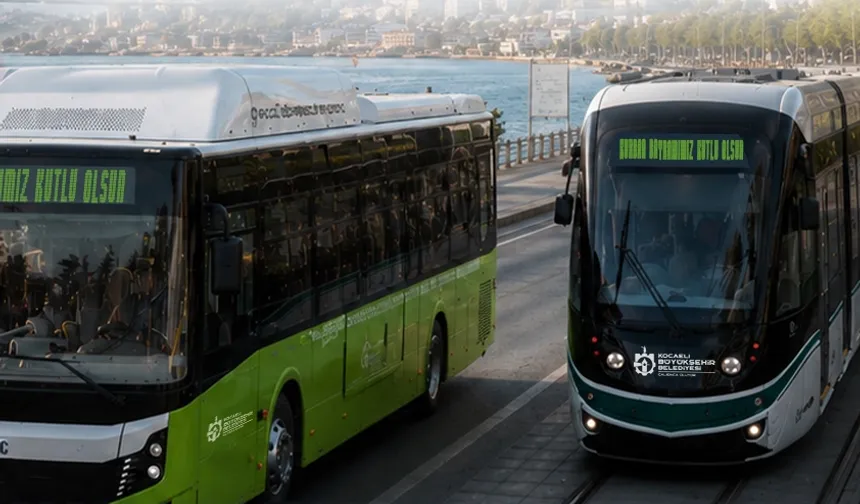 Kocaeli Büyükşehir'den bayramda ücretsiz ulaşım kolaylığı