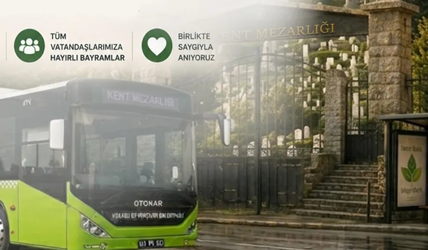 Kocaeli'de mezarlıklara ulaşım ücretsiz