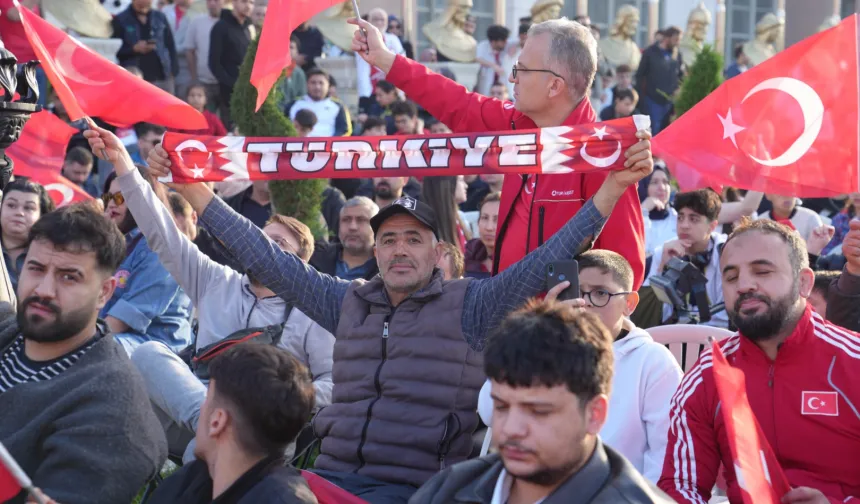 Keçiören'de milli heyecan
