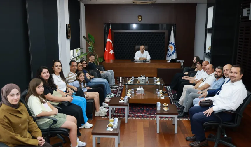 Kocaeli Gebze'de Başkan Büyükgöz LGS birincilerini ağırladı