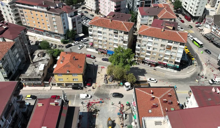 Kocaeli Gebze'de konforlu ulaşım için yol ve altyapı çalışması