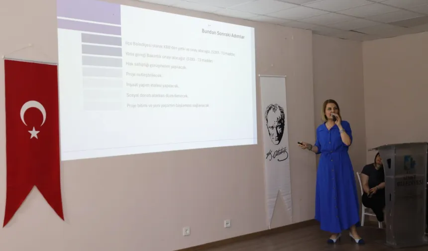 İzmit'te Yaşam Alanı Yenileme Projesi için katılımcı süreç başlıyor