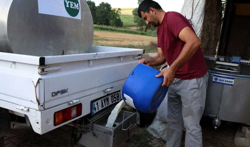 Kocaeli'de üreticiye süt soğutma tankı desteği