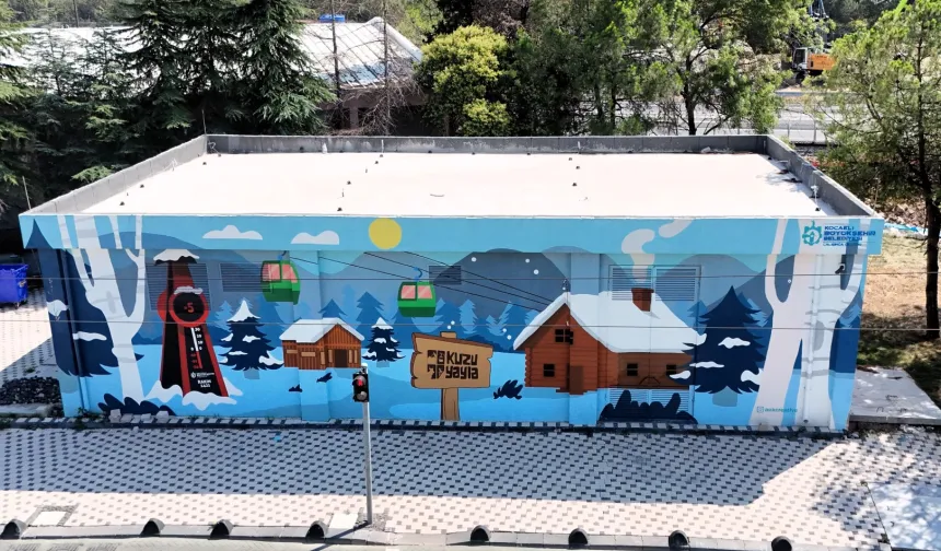 Kocaeli'nin duvarları kentin değerlerini anlatıyor