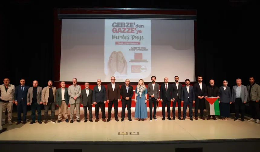 Gebze'de 'Sumud'dan Umuda' buluşması