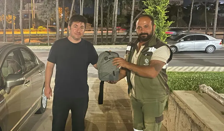 Kocaeli'de temizlik personelinden örnek davranış