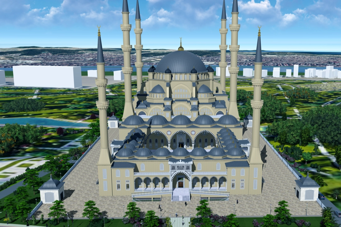 Kocaeli Büyükşehir'den Gebze'ye dev cami