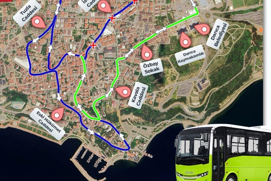 Darıca'nın yeni hizmet binalarına erişilebilir ulaşım