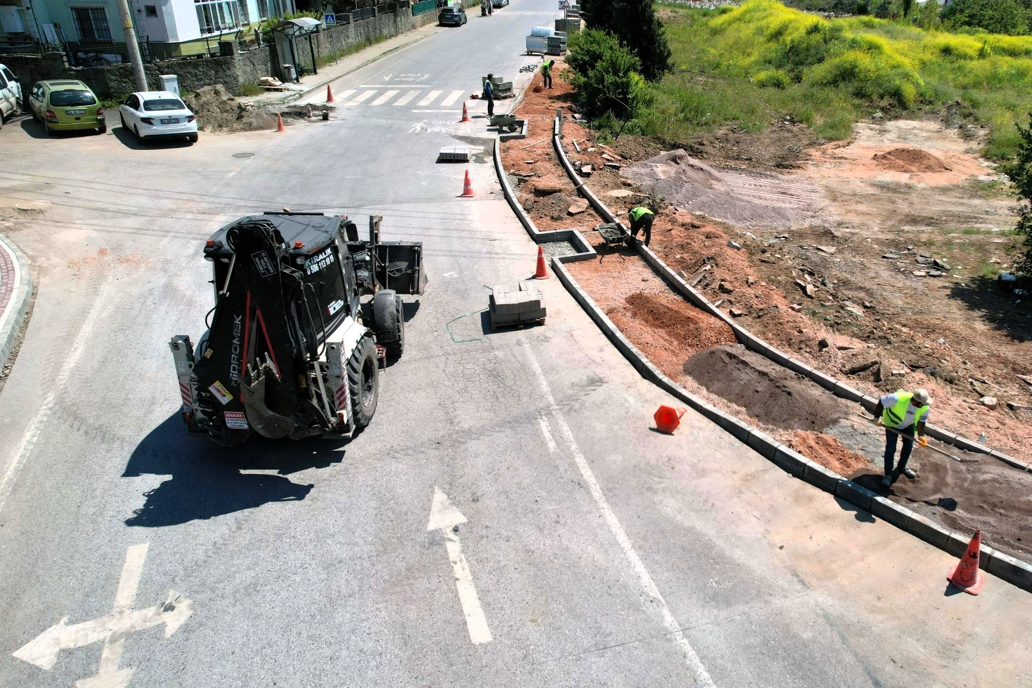 Kocaeli Başiskele'de trafik akışına yeni dokunuşlar