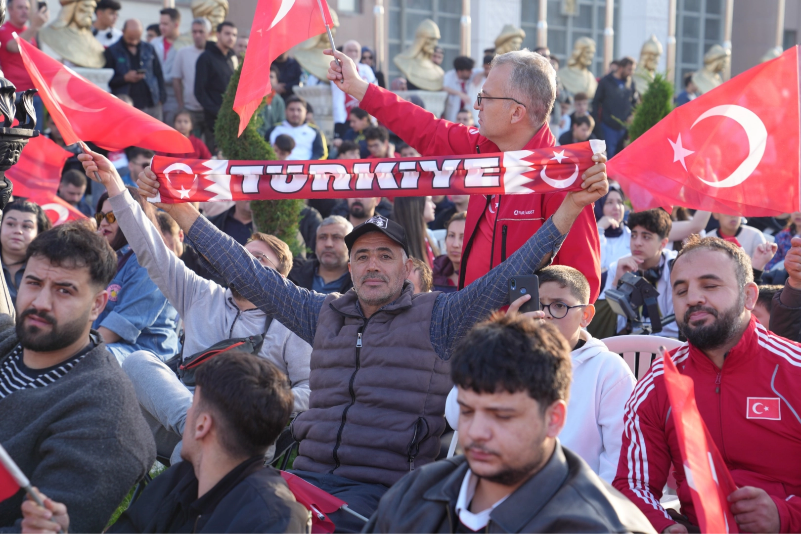 Keçiören'de milli heyecan