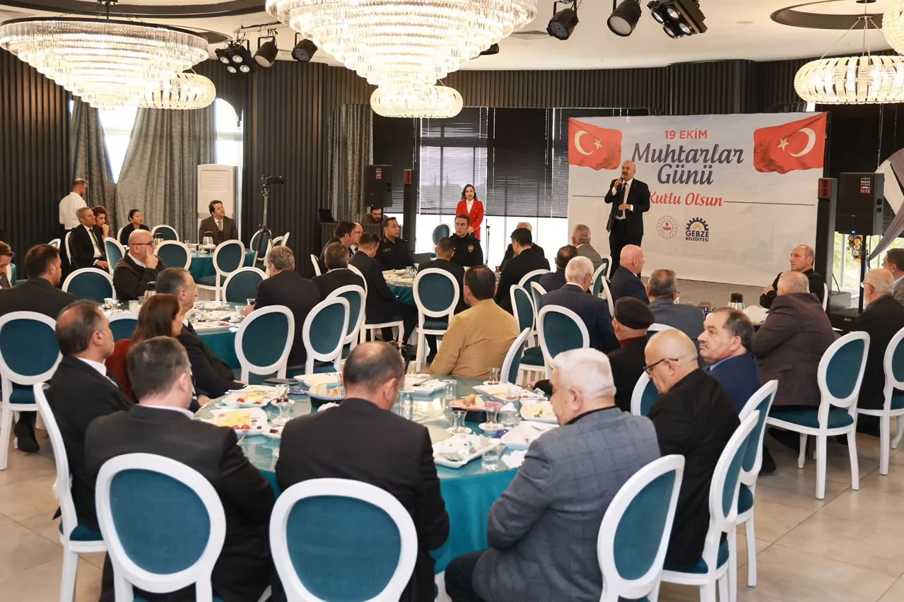 Gebze'de Muhtarlar Günü buluşması
